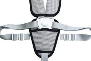 ZARPMA ベビーセーフティベルト、交換用5点式セーフティハーネス、チャイルドセーフティハーネス、ハイチェア/ベビーカー/バギー用、腰クッション付き、股間パッド付き 2 ZARPMA ベビーセーフティベルト、交換用5点式セーフティハーネス、チャイルドセーフティハーネス、ハイチェア/ベビーカー/バギー用、腰クッション付き、股間パッド付き