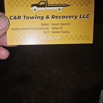 C and R Towing & Recovery LLC Customer Reviews and Testimonials